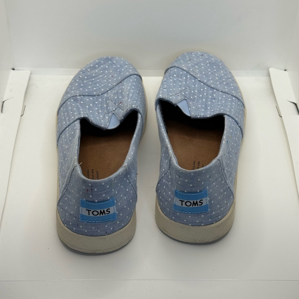 Toms Women’s Slip-on Shoes Light Blue Size 7 - Picture 2 of 9